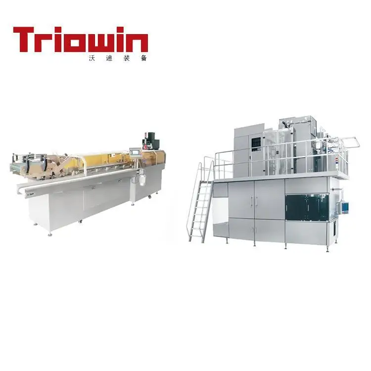 Industrial dairy cream processing line making machine equipment