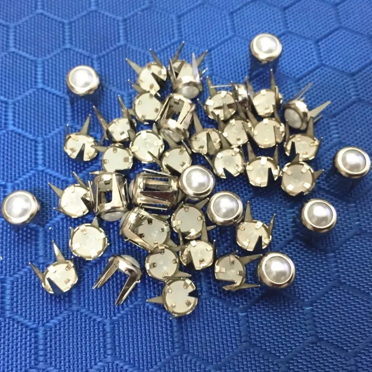 6-14mm pearls shank buttons, rivet press pearls buttons for shoes