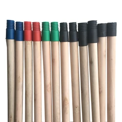 Wholesale price eucalyptus wood handle cleaning tools floor with natural wooden mop stick india
