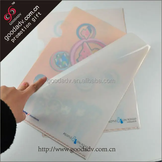 Hot Sell Full Color Logo Printing a4 file / hard cover file folder / plastic file cover