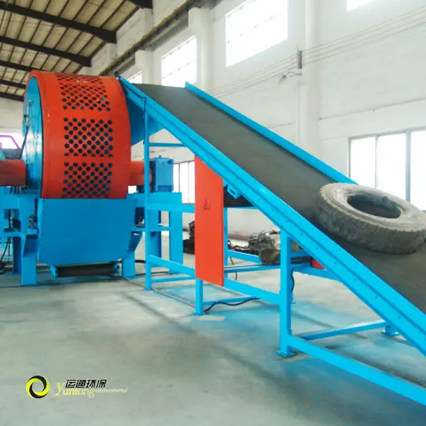 
 Полностью автоматическая машина для переработки шин, используемая для производства резинового порошка/гранул  