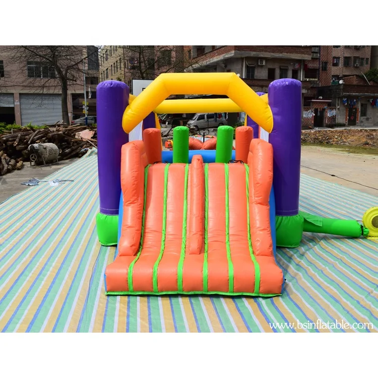 Commercial Inflatable Bouncer Obstacle , Inflatable PVC Tarpaulin Sports Bouncy Castle