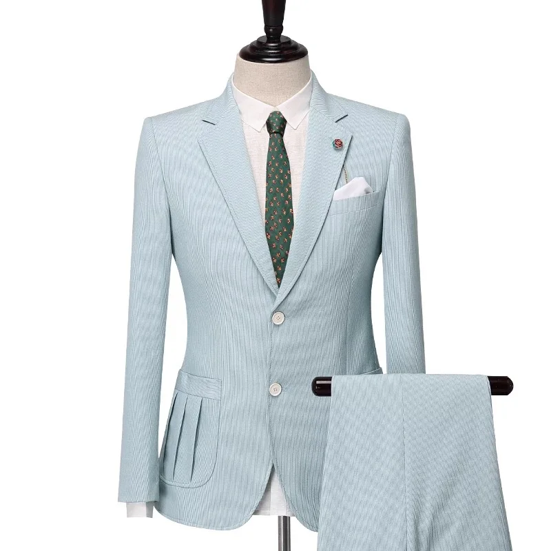 MTM made to measure custom bespoke White Coat Pant Man Suit For Wedding slim fit suits jacket wedding suits for men