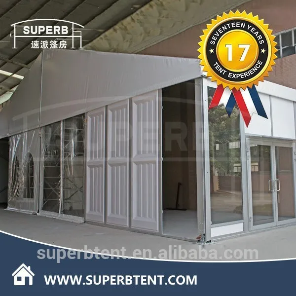 Функция 15 x 20 шатер палатке с стеклянная стена