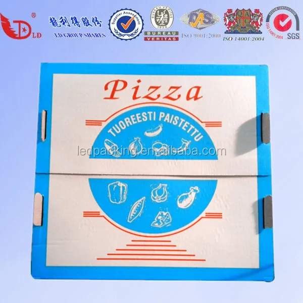 2016 Custom Printed 10 inch Pizza Boxes,16 inch Pizza Box, Logo Pizza Box