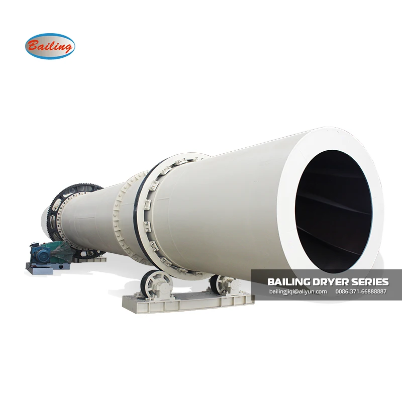 Lower consumption wood chips palm fiber rotary dryer