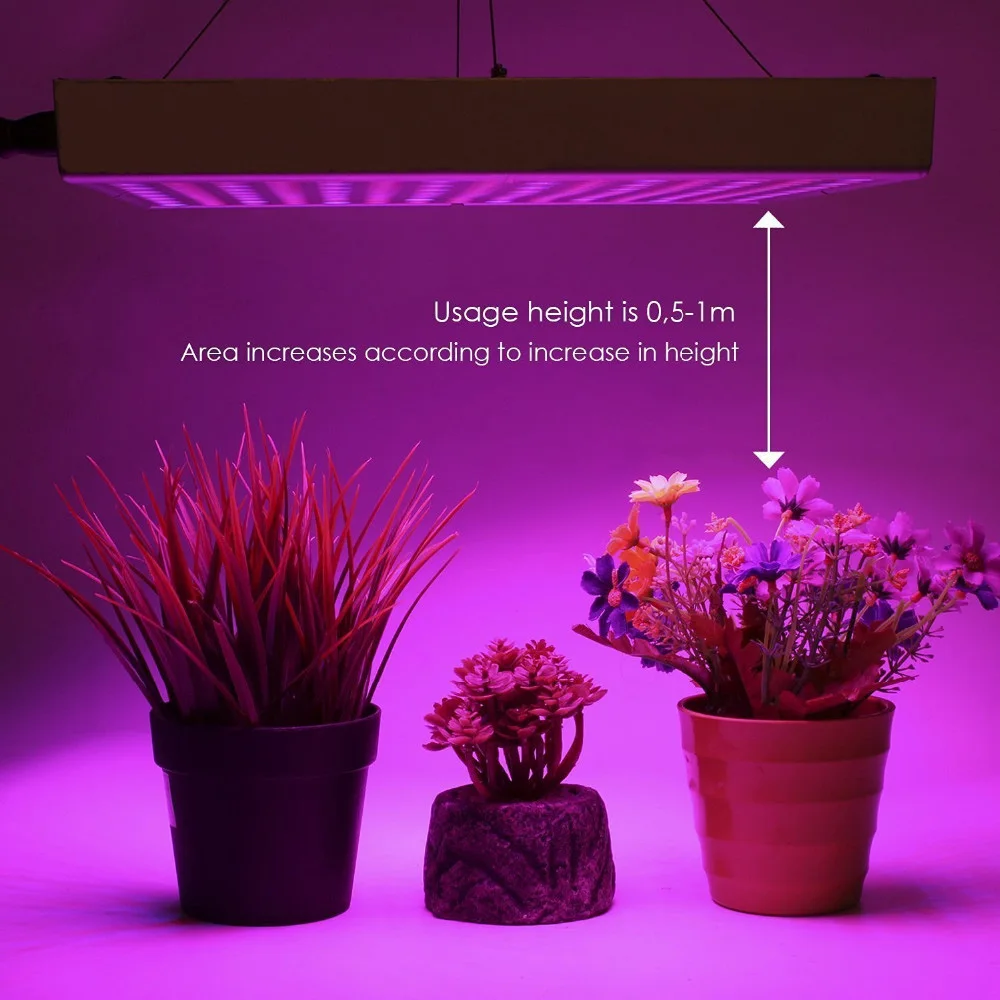 Factory Wholesale Plant Hydroponics 225 Chips 45W SMD LED Panel Grow Light For Greenhouse Plant