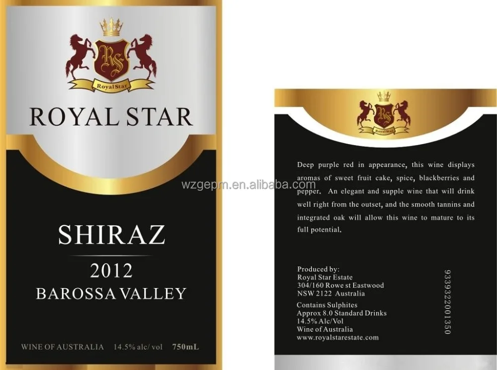 83gsm NO wet strength metallized paper for label