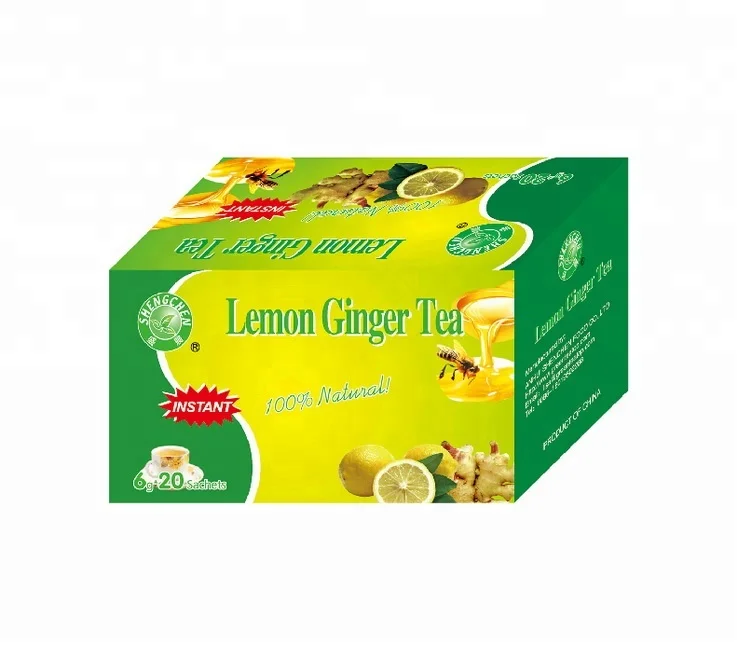 Pure Natural Instant Lemon Ginger Tea Ship to USA Canada England Middle East Asia With Best Factory Price
