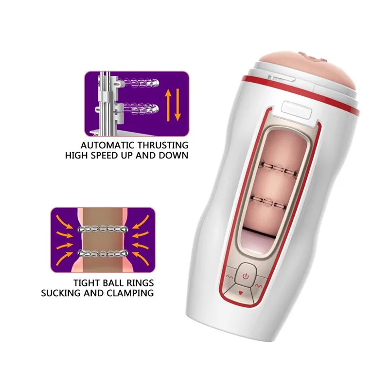 Секс-товары для мужчин, Электрический Мужской мастурбатор, перезаряжаемая секс-игрушка, секс-машина для мужчин