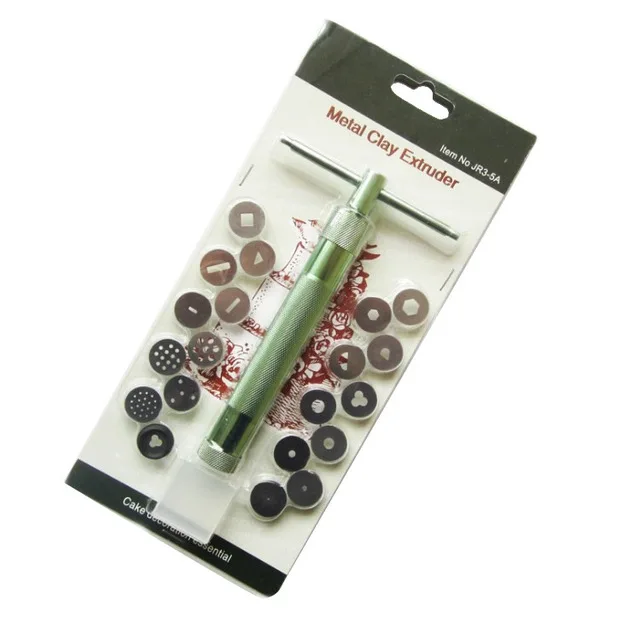 Yiwu bobao factory supply small portable custom high quality Non-toxic metal clay craft DIY pet food bakery extruder squeezer