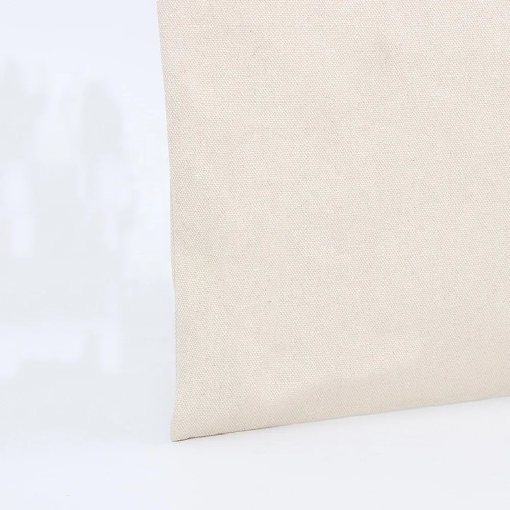 Custom Reusable Canvas Cotton Zipper Tote Shoulder Shopping Bags with inside pocket Zipper