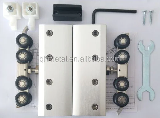 high quality 8 wheel surface finished sliding hanger door roller for shower door