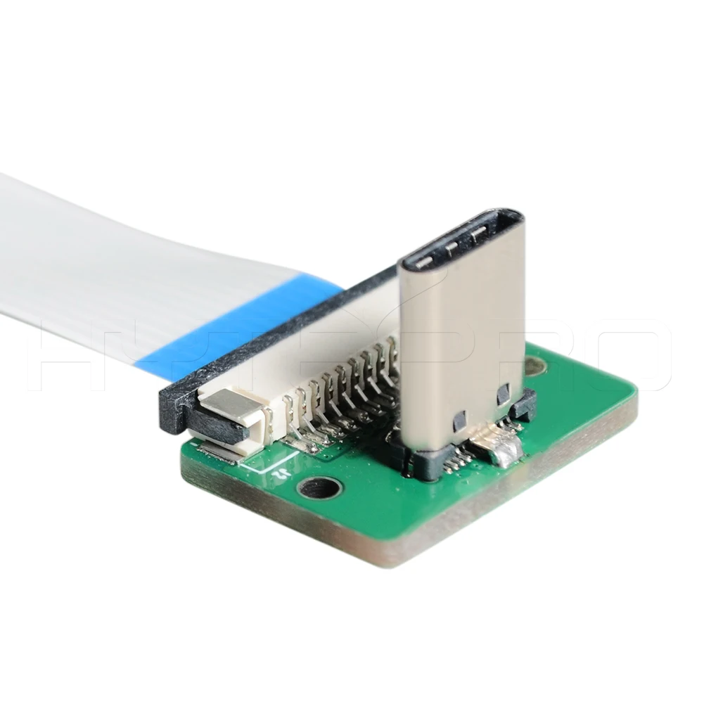 Micro type-c connector vertical on indicator fpc cable pcb board