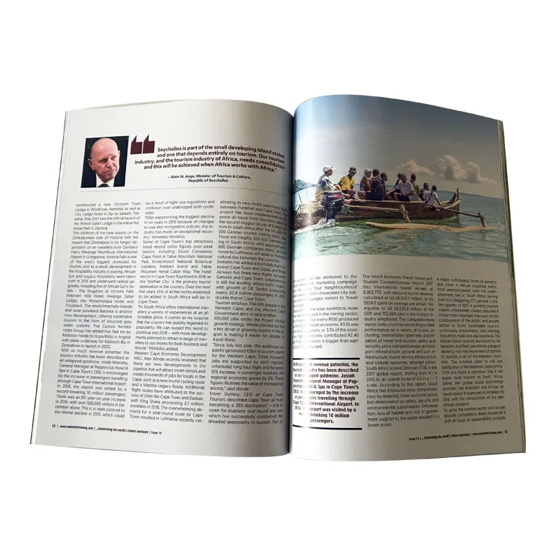 custom printing glossy art paper magazine matte art paper magazine