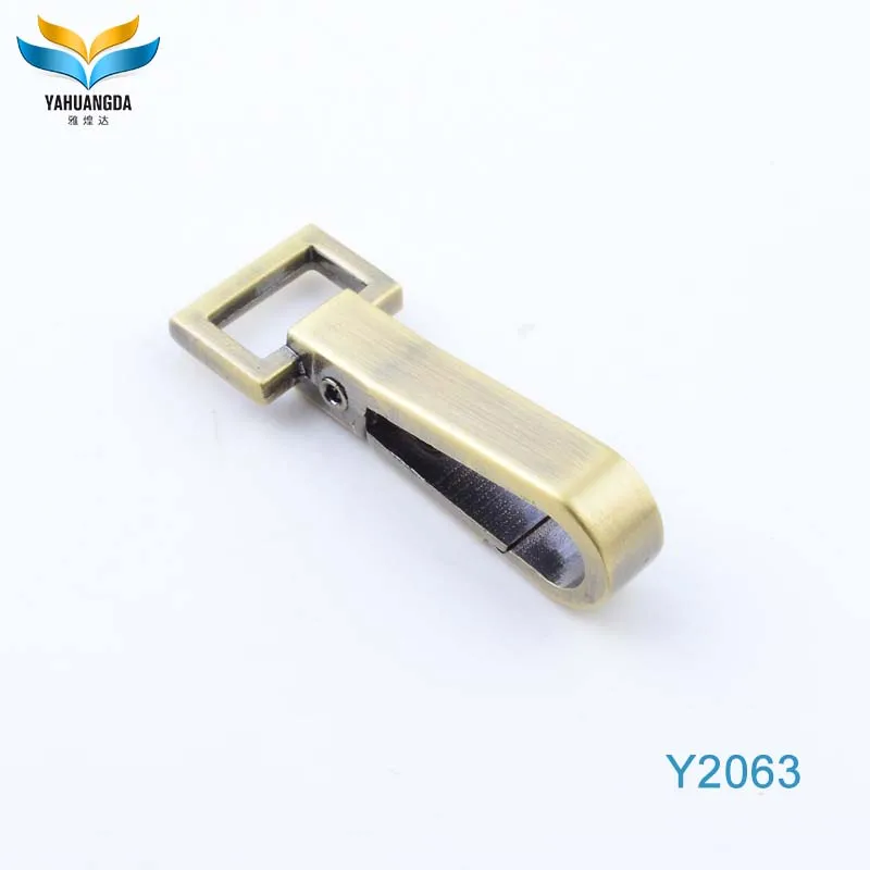 handbag accessories metal leather Shoulder strap snap hook zinc alloy die casting doghook for case
