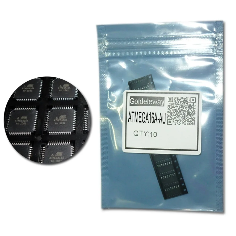 Новый оригинальный IC MCU 8BIT 16KB FLASH 44 TQFP ATMEGA16A-AU
