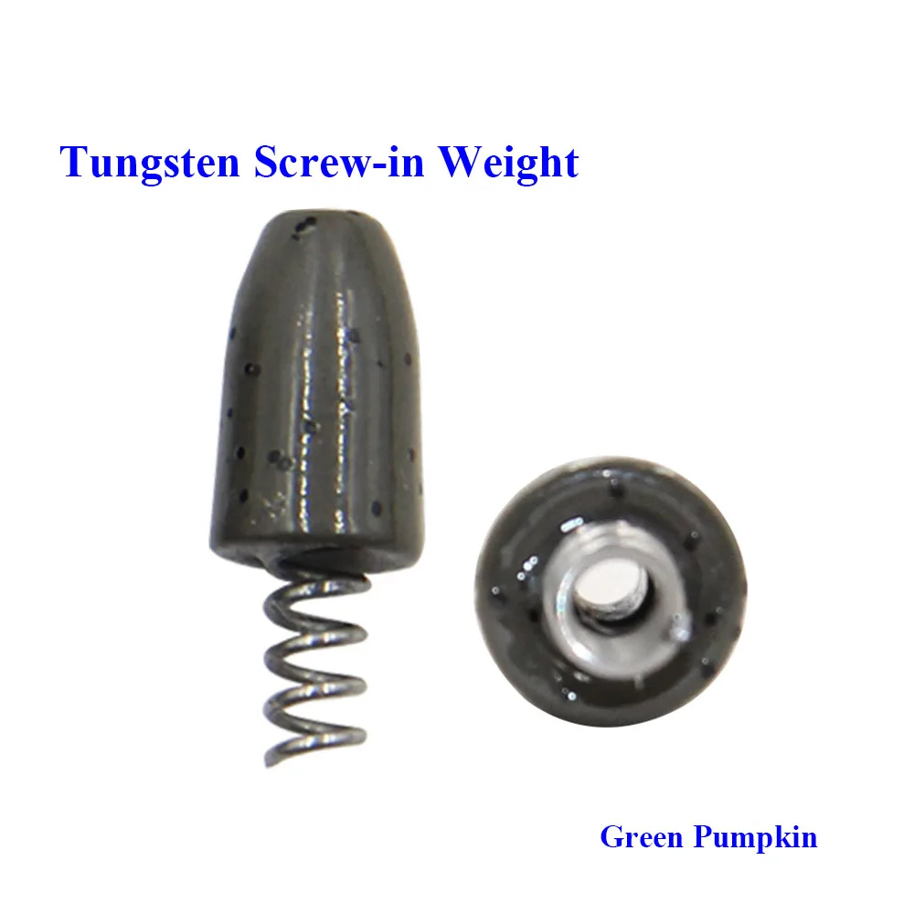 New products Tungsten Fishing Sinkers Tungsten Screw-In Weights