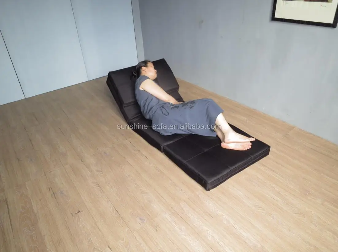 Modular Leisure Sofa Bed Comfortable Metal Floor Chair with Back Support for Gaming or Living Room Use