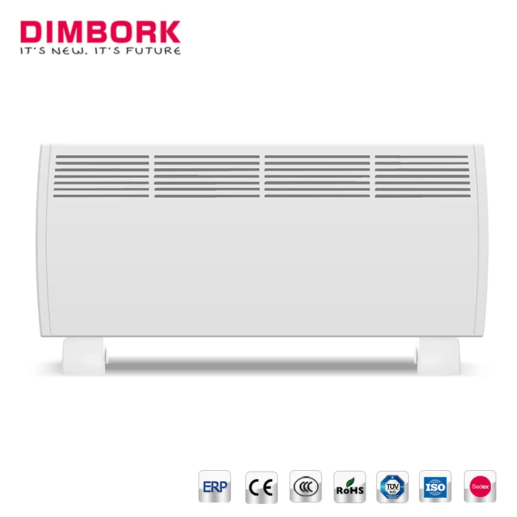 bathroom with remote wall electric heater