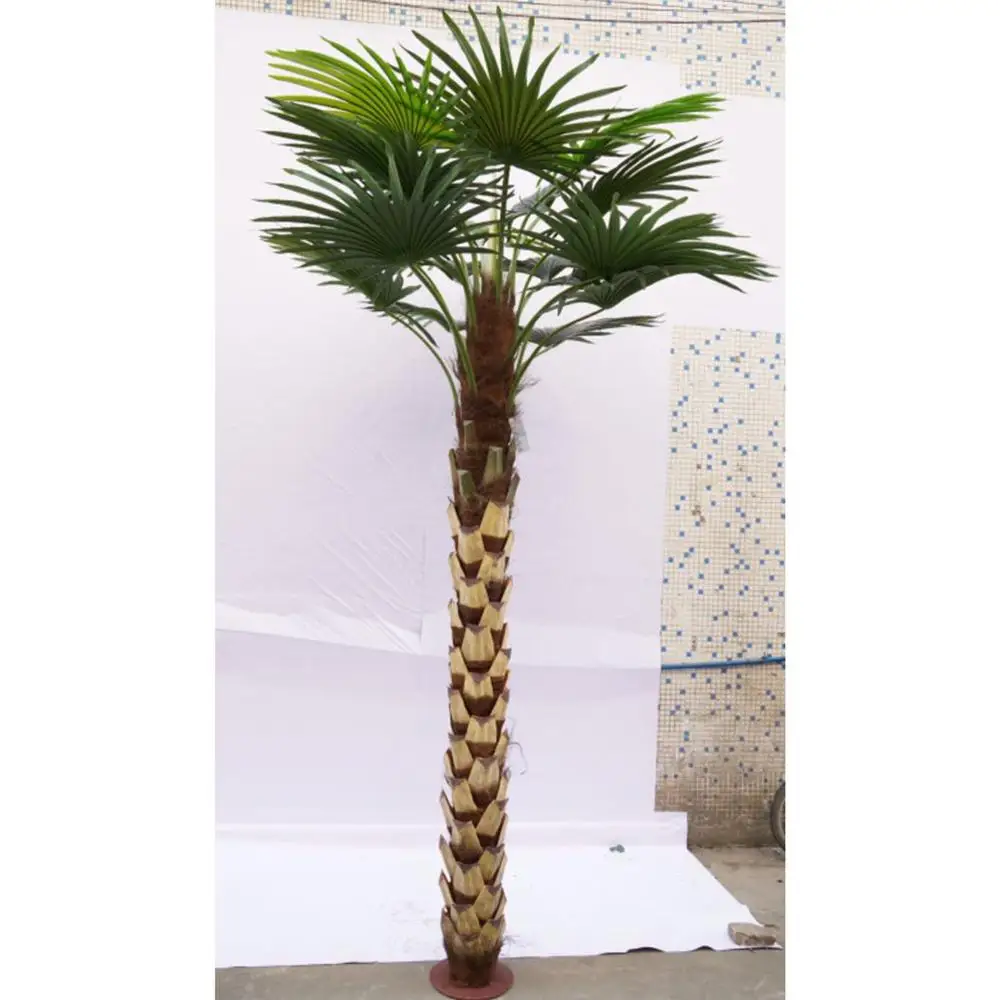 Custom make weather resistant backyard fake artificial palm tree decor