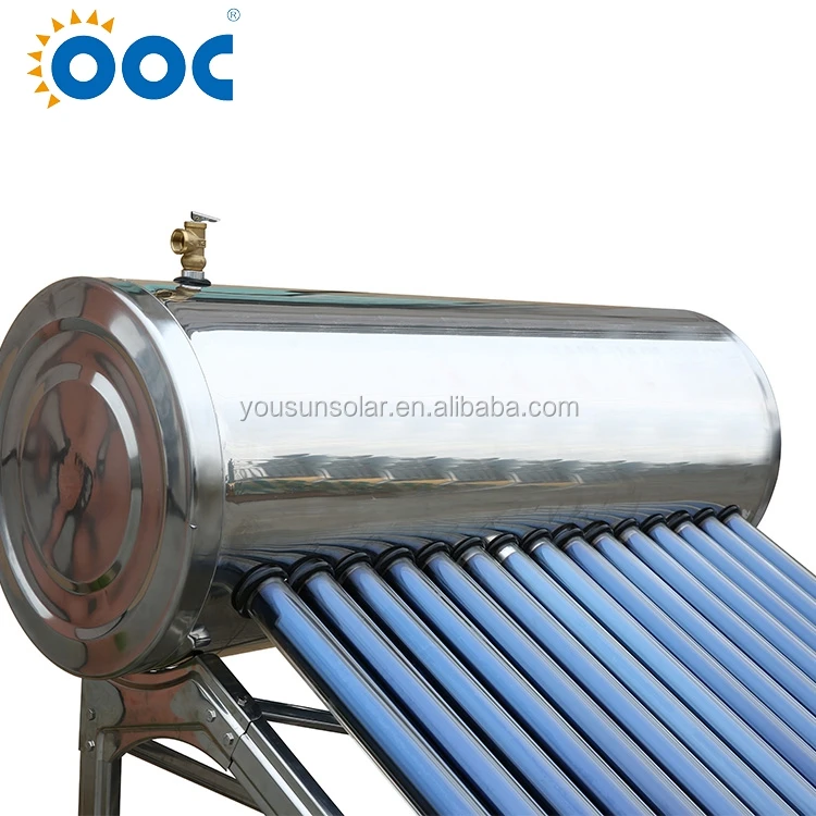Passive Rooftop Water Heater Termas Solares SolarThermal Collector