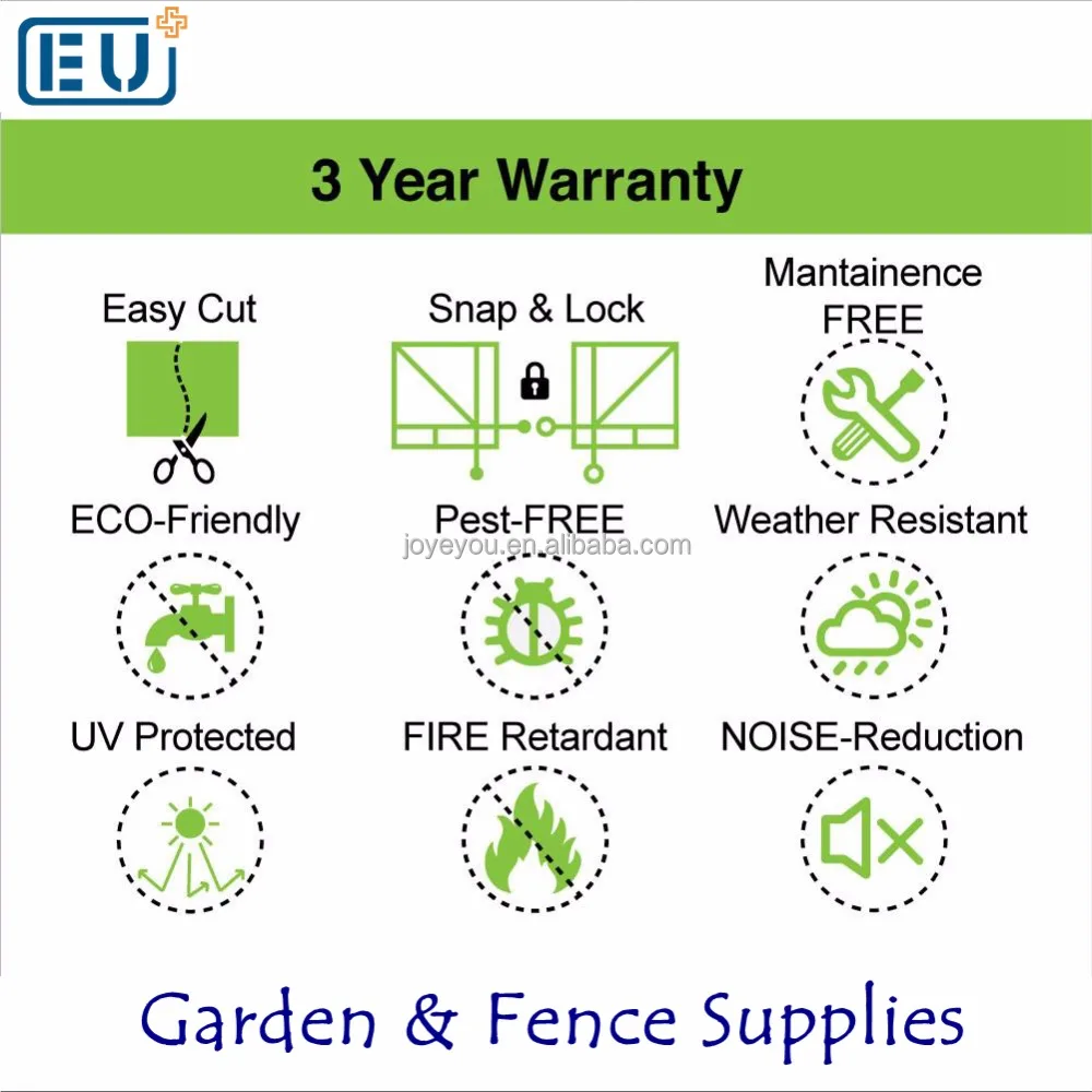 plastic garden fake privet hedge screening artificial fern mat