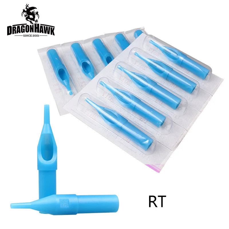 
500units Blue Color Mixed Size Disposable Tattoo Tips 