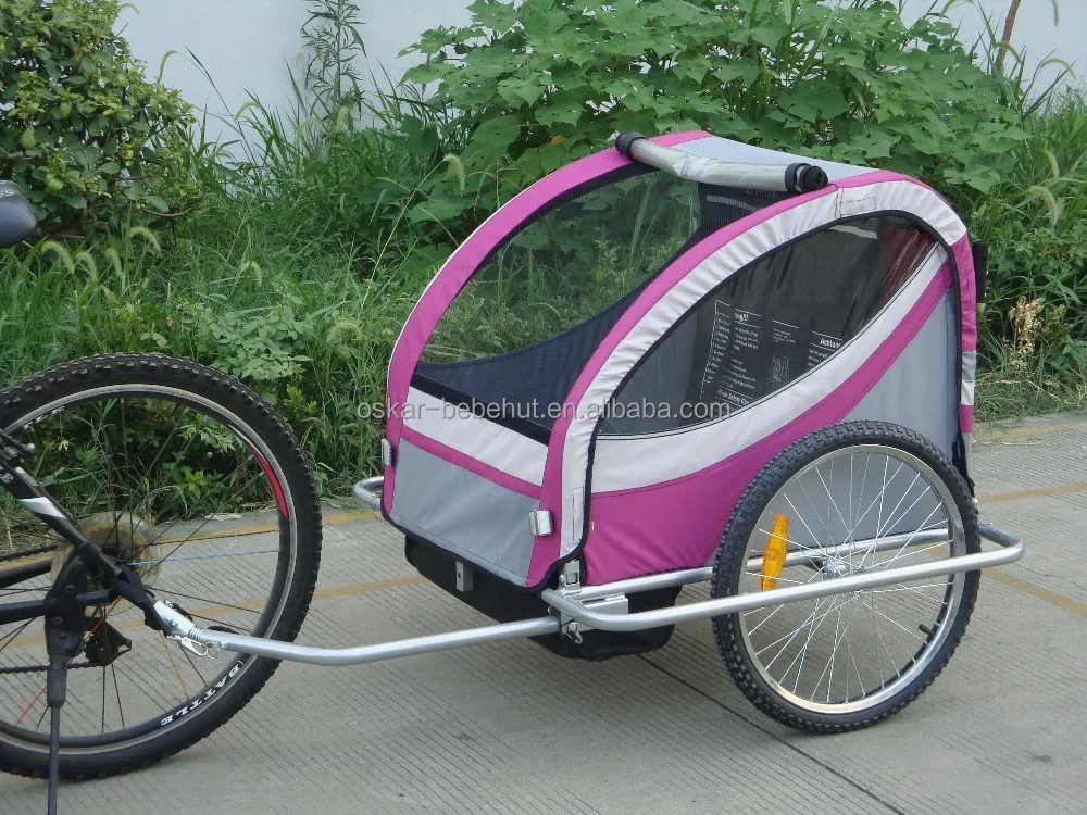 China Bicycle Baby Trailer with Handle Brake BT-507