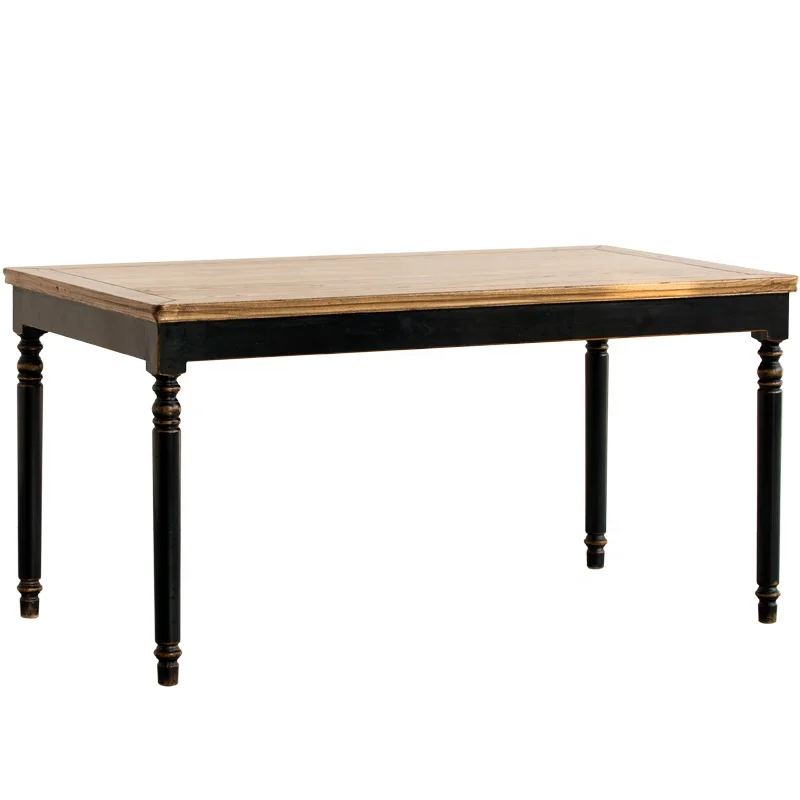 neo-Chinese furniture distressed paint dining table comfortable wooden customization dining table styled dining tables
