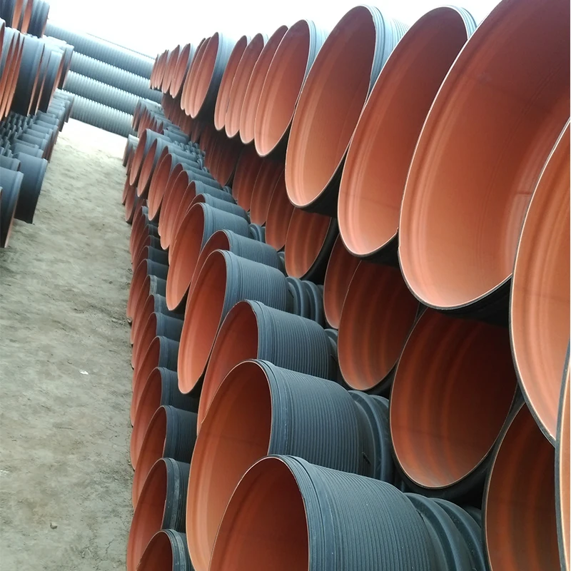 HDPE double wall corrugated pipe for municipal sewage system