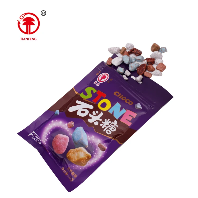 Chinese wholesale bulk halal milk candy hard confectionery sweet coconut milk candy stone rock bag packing candy