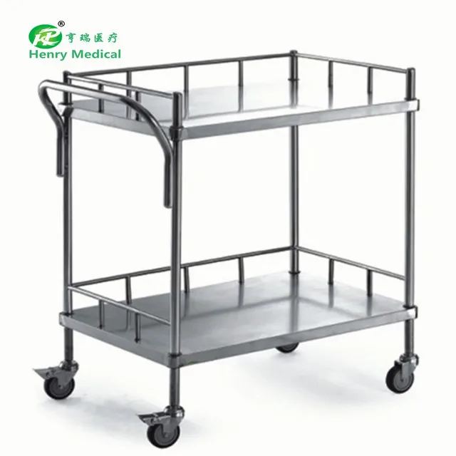 Customized Stainless Steel Medical Cart Surgical Cleaning Trolley(HR-775)