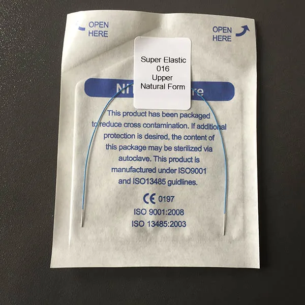 
Orthodontic archwire Colorful Super Elastic wire orthodontic arco niti 012 u-larco niti 0.12 upper lower 