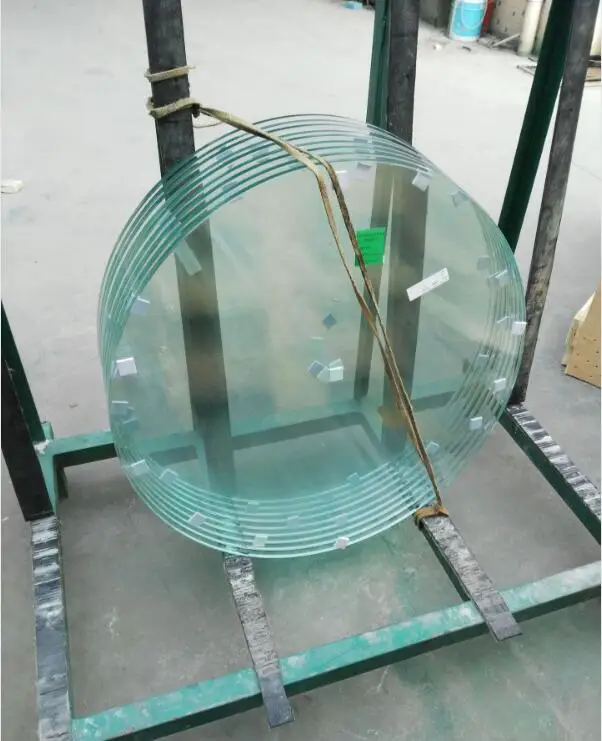 Glass Factory China manufacturer round clear tempered glass for sale