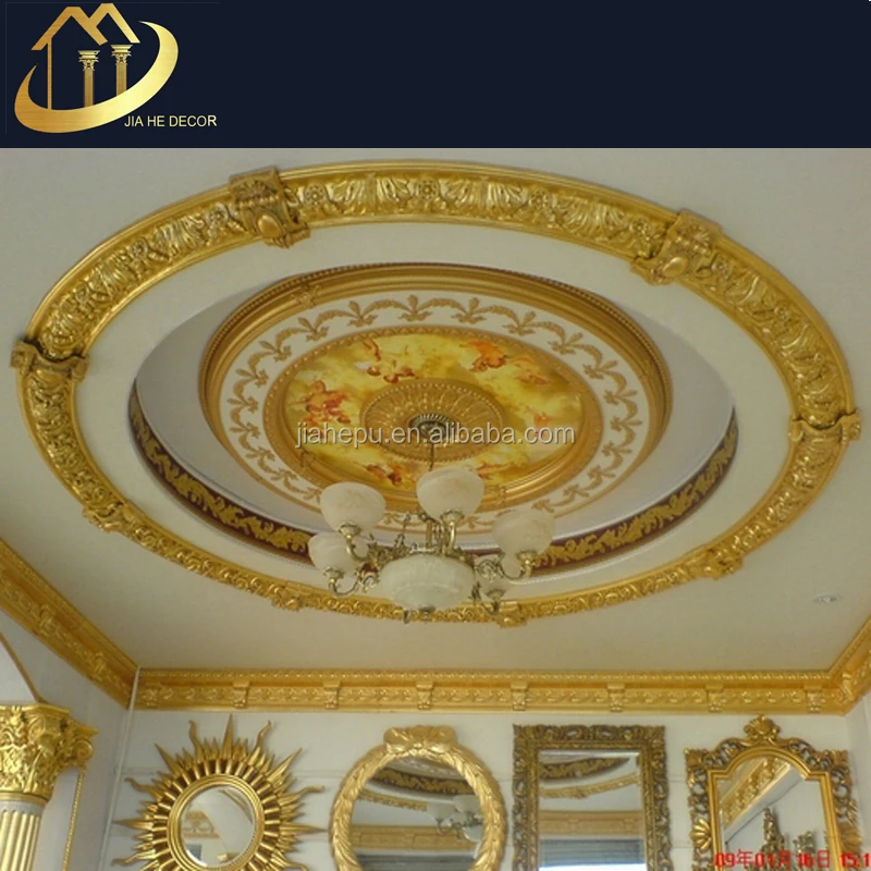 
deluxe good quality cheap price interior /indoor decorative artistic ceiling medallions ceing rose for villa /hotel/shops/palace 