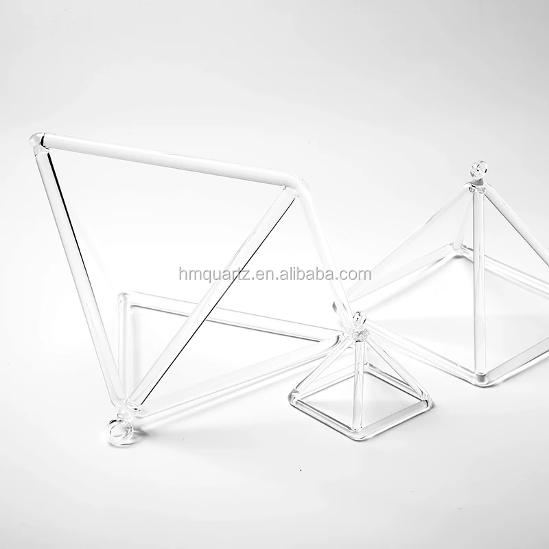Quartz Pyramid meditation healing ,glass toning pyramid