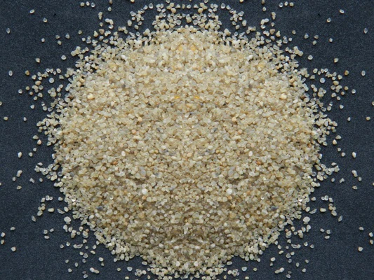 
Buy wholesale top quality SiO2 Ukraine white Quartz sand molding foundry production 