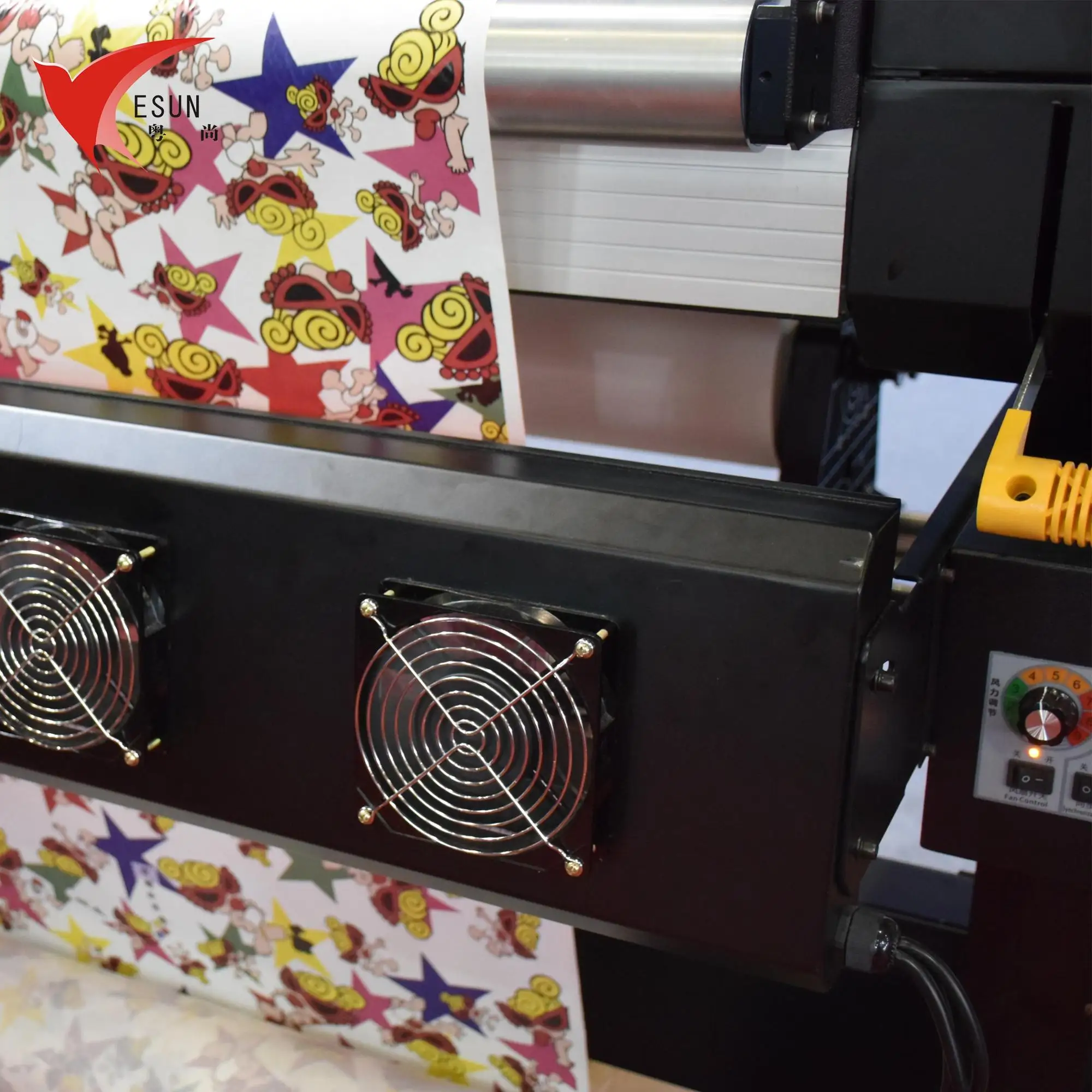 New four printer head sublimation digital printing machine for fabric