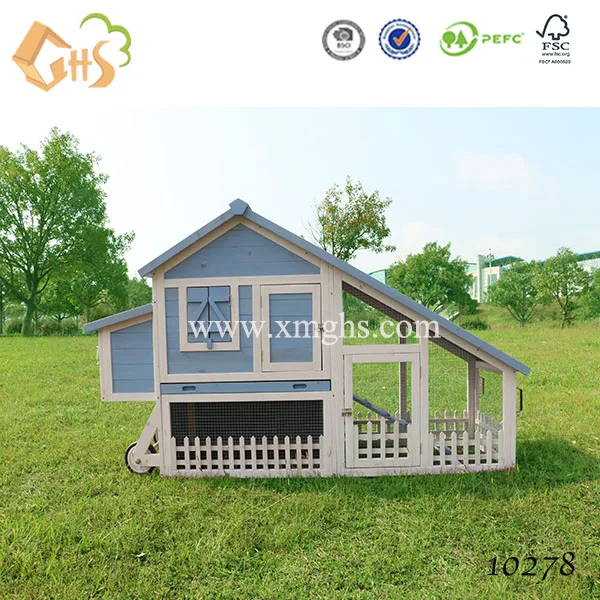 Wooden design for chicken coop