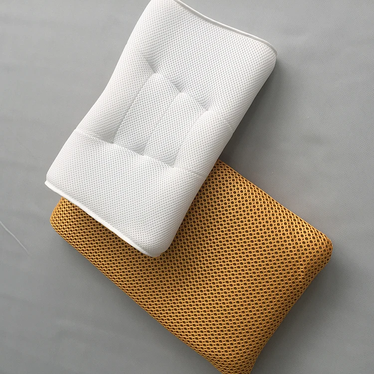 1-1.5kg Adult insert waves  pillow adjustable neck support 3D 4D sandwich air Mesh Fabric