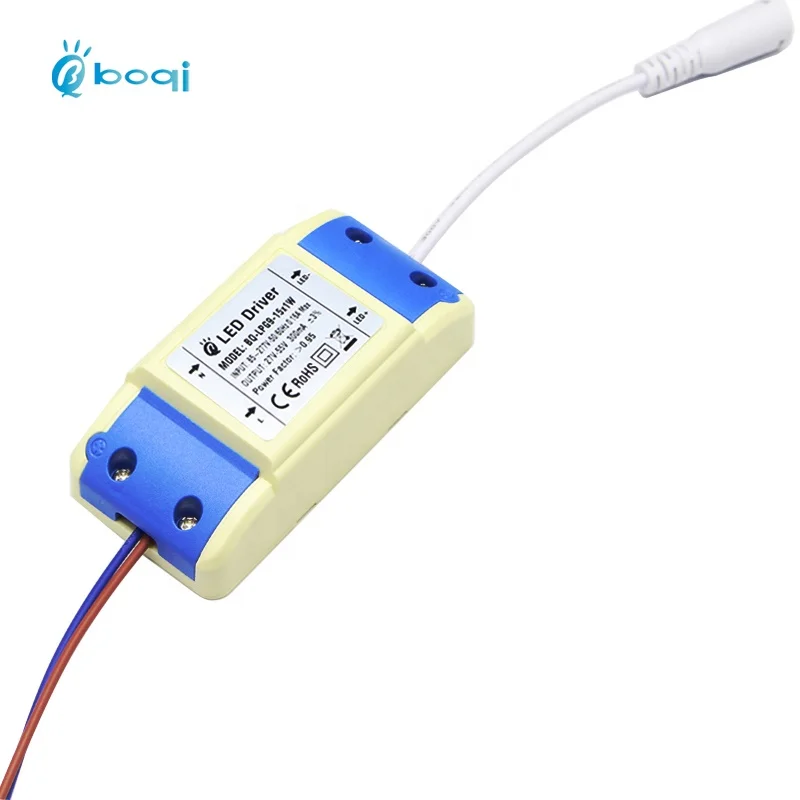 boqi CE FCC SAA Approval 15w led driver 48v 300ma for led panel light