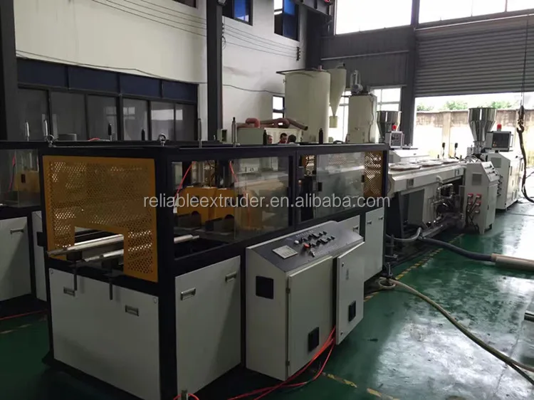 pvc dual pipe making machine