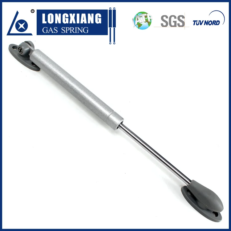 Furniture gas spring 50N with 3 type brackets for cabinet door gas struts
