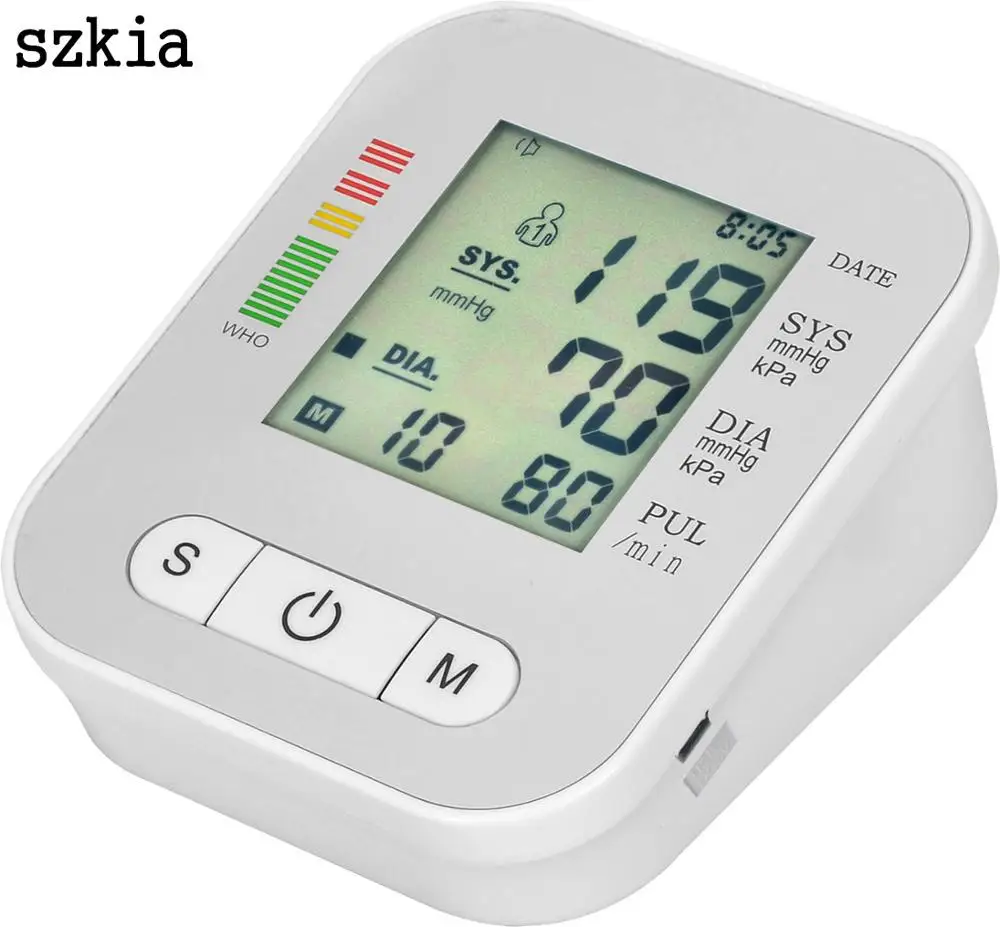 
hot sale items szkia electronic sphygmomanometer digital blood pressure monitor with voice bp monitor tensiometer digital 