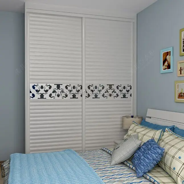 High Quality PVC Adjustable Sliding Shutter Door panel