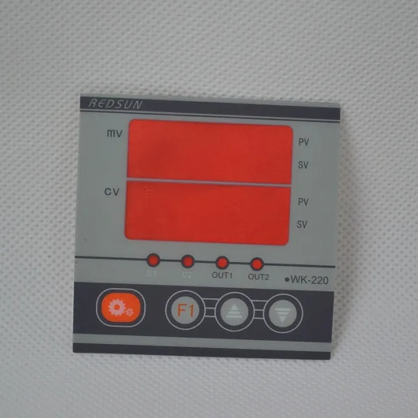 
Custom printing lexan label graphic overlay with 3M adhesive 