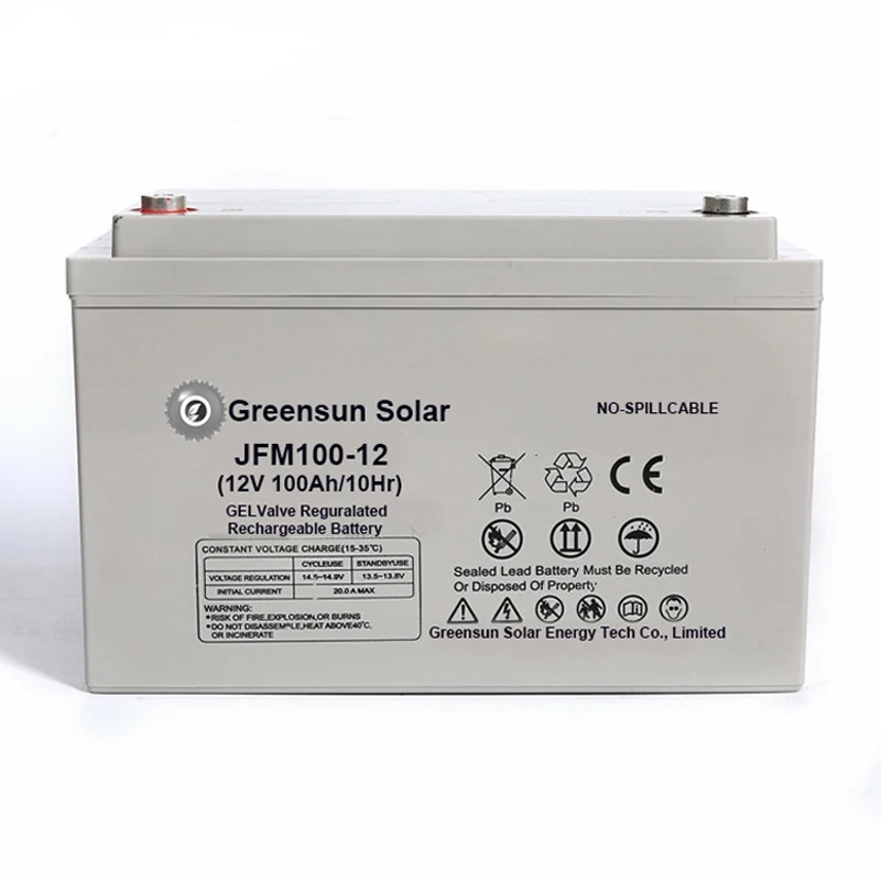 Заводской поставщик, батарея 12 в 100 Ач, гель солнечной батареи глубокого цикла 12 В 100 Ач