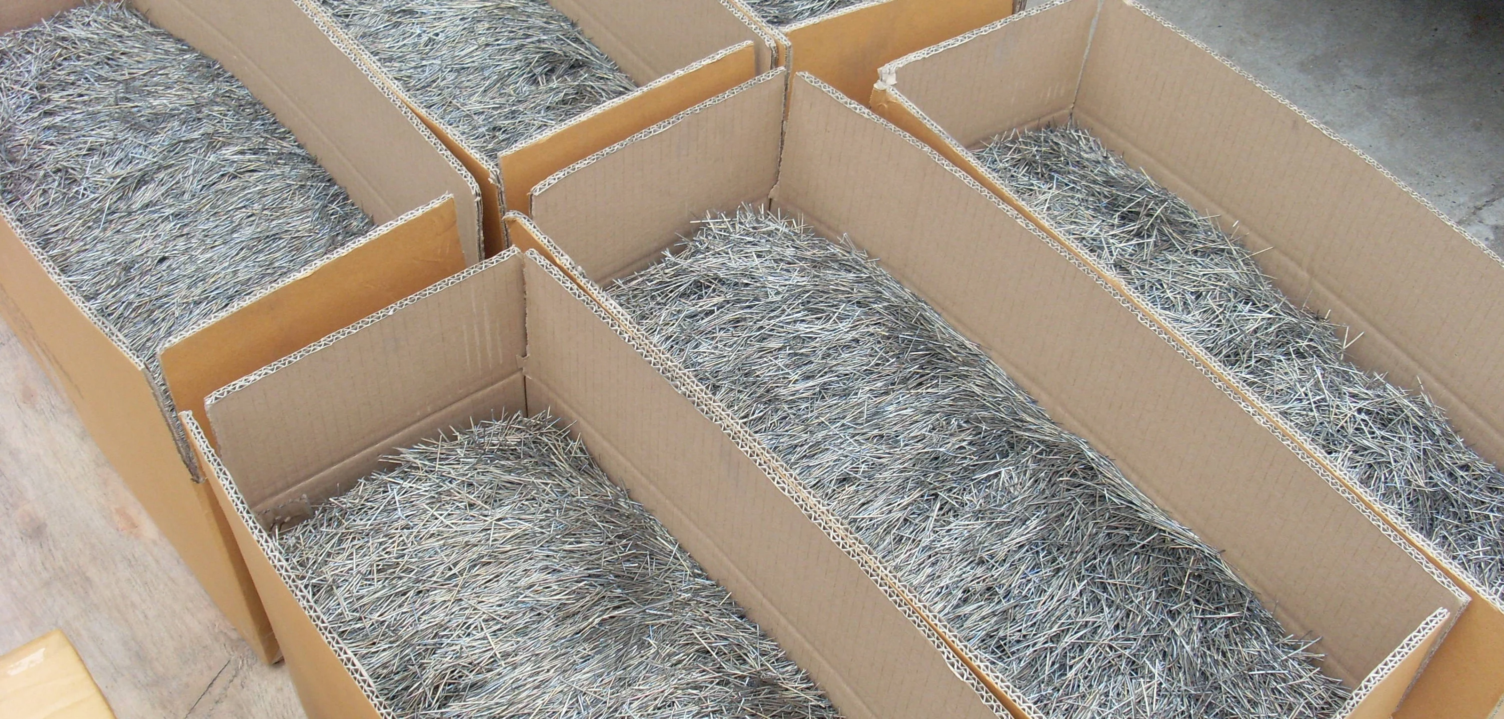 
1' 3/8 Stainless Steel Fibres for Refractory Castable (AISI430, 446, 304, 310) 