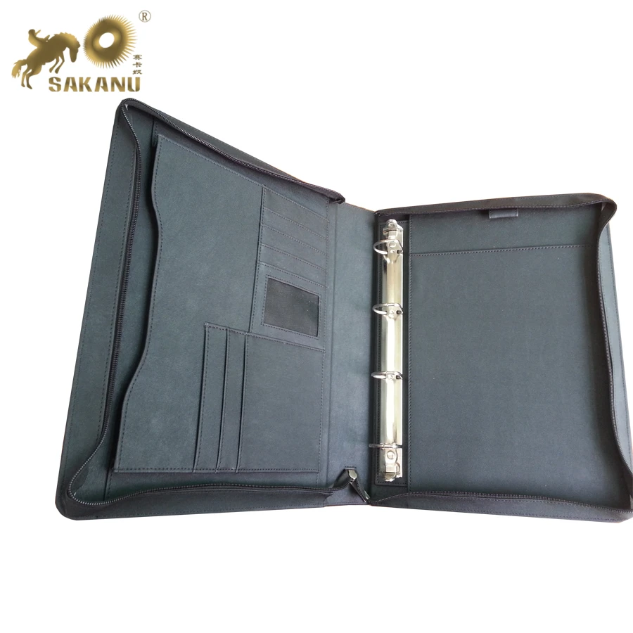 A3 size  leather fashion portfolio file folder